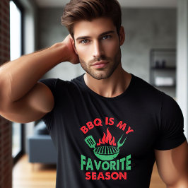 Camiseta La barbacoa es mi Navidad favorito