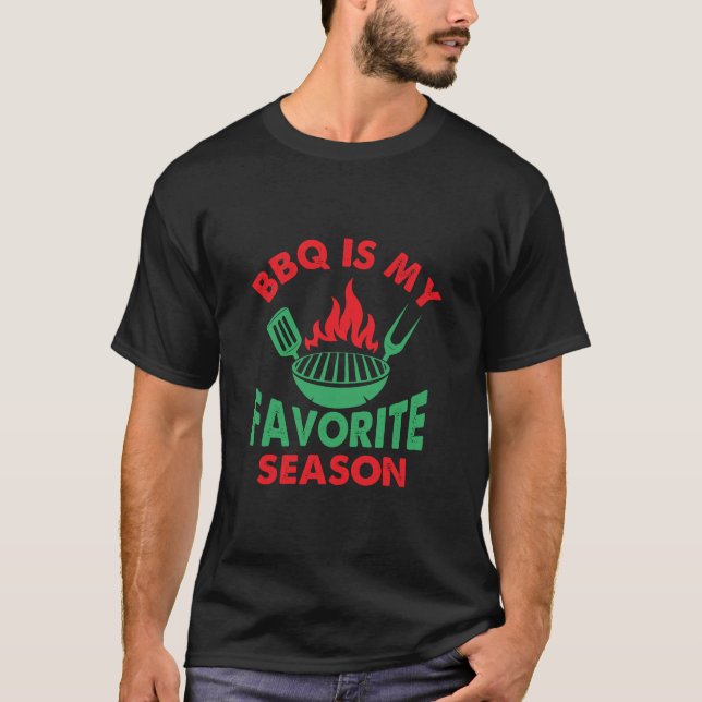 Camiseta La barbacoa es mi Navidad favorito (Anverso)