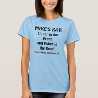 Camiseta La BARRA de MIKE, licor en el póker de Frontand