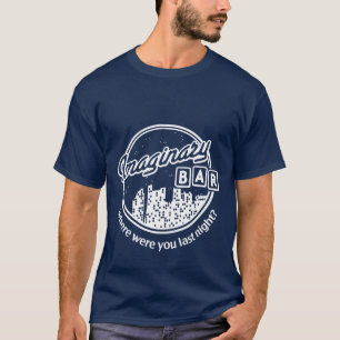 Camiseta ¿La barra imaginaria - horizonte de la noche -