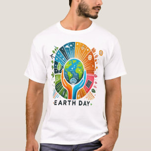 Camiseta La base de los hombres del Día de la Tierra