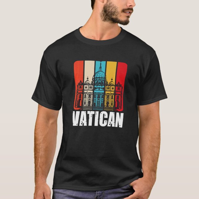 Camiseta La Basílica de San Pedro en el Vaticano (Anverso)