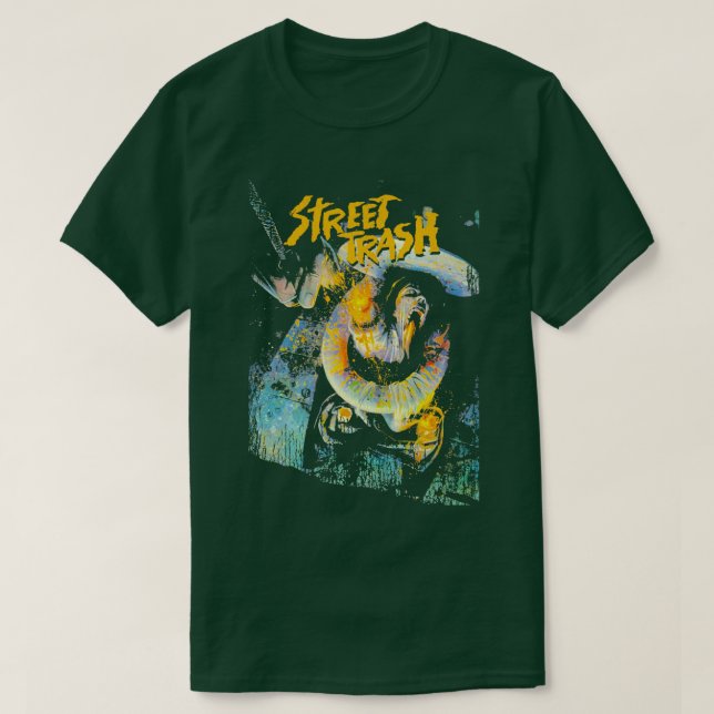 Camiseta La basura callejera de los 80 culta película clási (Diseño del anverso)