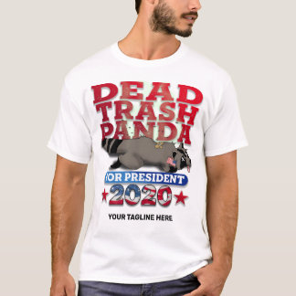 Camiseta La Basura Muerta Panda Para Presidente (Personaliz
