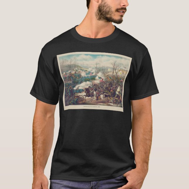Camiseta La batalla americana de la guerra civil del (Anverso)