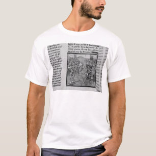 Camiseta La batalla de Crecy en 1346