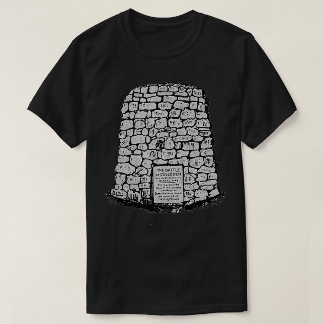 Camiseta La batalla de Culloden Cairn (Diseño del anverso)