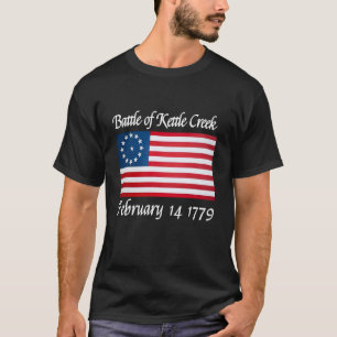 Camiseta La Batalla de Kettle Creek Georgia Revolución E