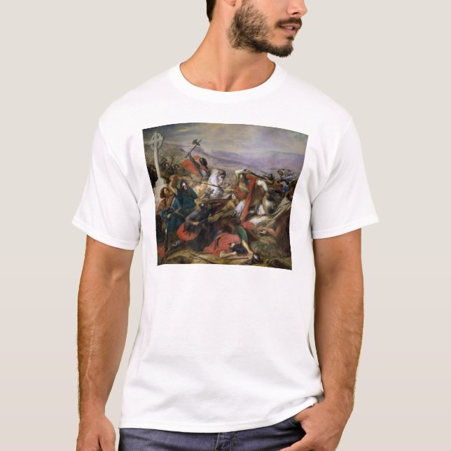 Camiseta La batalla de Poitiers, ganada por Charles Martel (Anverso)