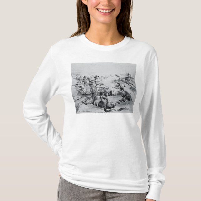 Camiseta La batalla pasada de general Custer (Anverso)