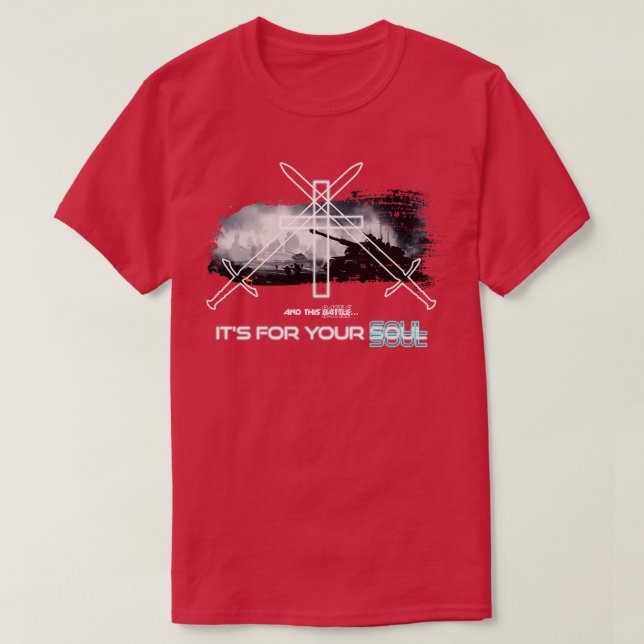 Camiseta La batalla por tu alma (Diseño del anverso)