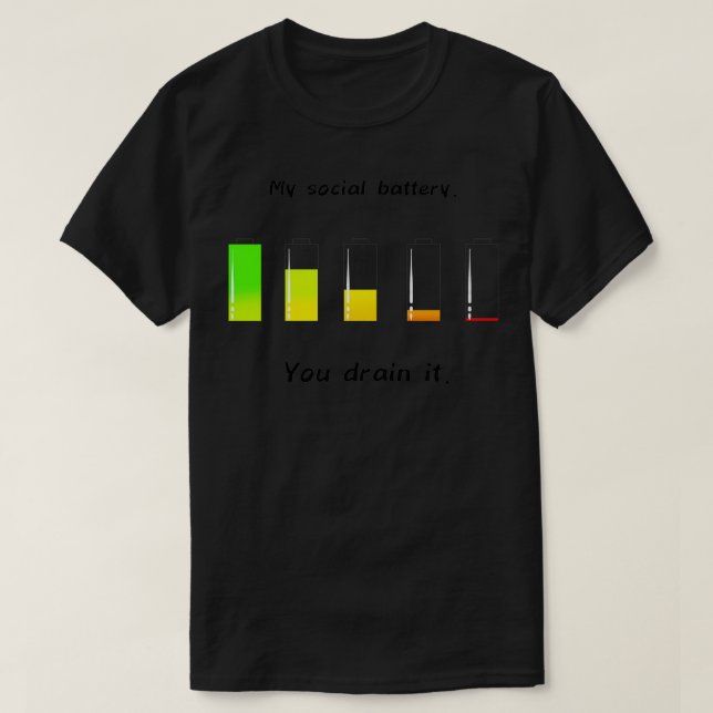 Camiseta La batería social (Diseño del anverso)