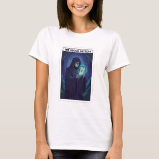 Camiseta La Batería Social Humor Introvertido | Baja Energí