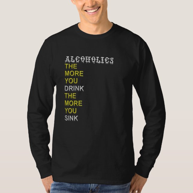 Camiseta La bebida alcohólica se cobra vidas La recuperació (Anverso)
