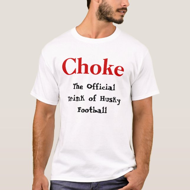 Camiseta La bebida oficial del fútbol fornido, obstrucción (Anverso)