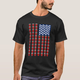 Camiseta La Beer De La Copa Roja Solo Pong USA F