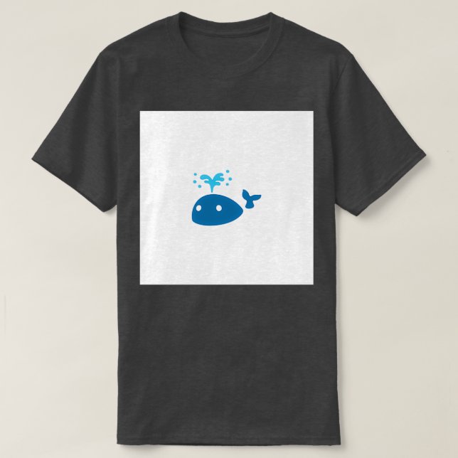 Camiseta La bella ballena azul (Diseño del anverso)