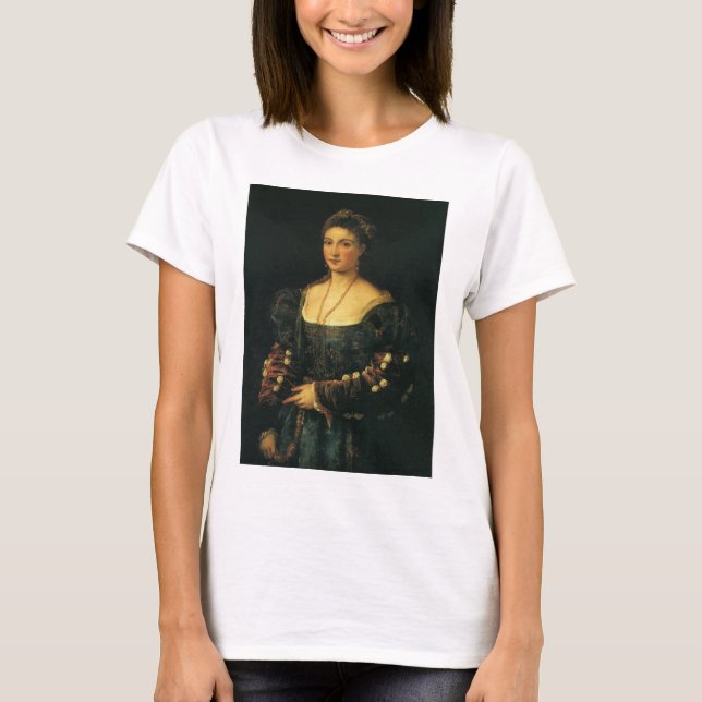 Camiseta La Bella, duquesa de Urbino por titiano (Anverso)