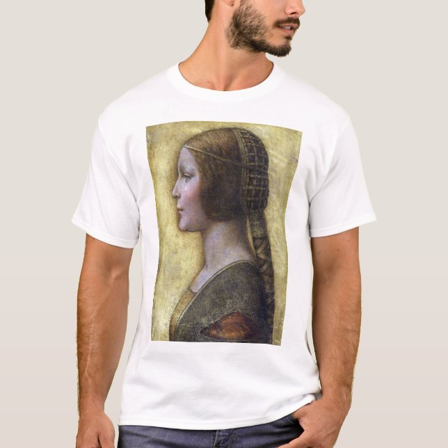 Camiseta La bella princesa, Leonardo da Vinci (Anverso)