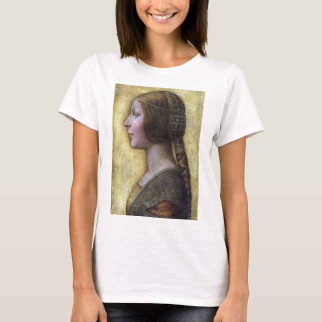 Camiseta La bella princesa, Leonardo da Vinci (Anverso)