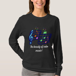 Camiseta La belleza de la música tranquila