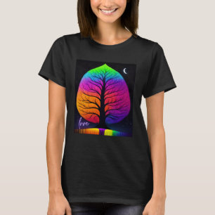 Camiseta La belleza de la naturaleza del hermoso árbol vibr