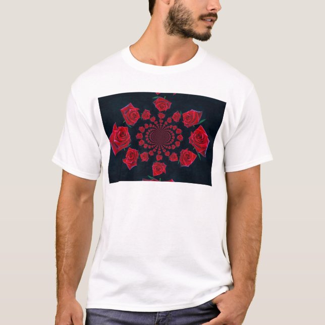 Camiseta La belleza de los Rosas: la fantasía floral (Anverso)