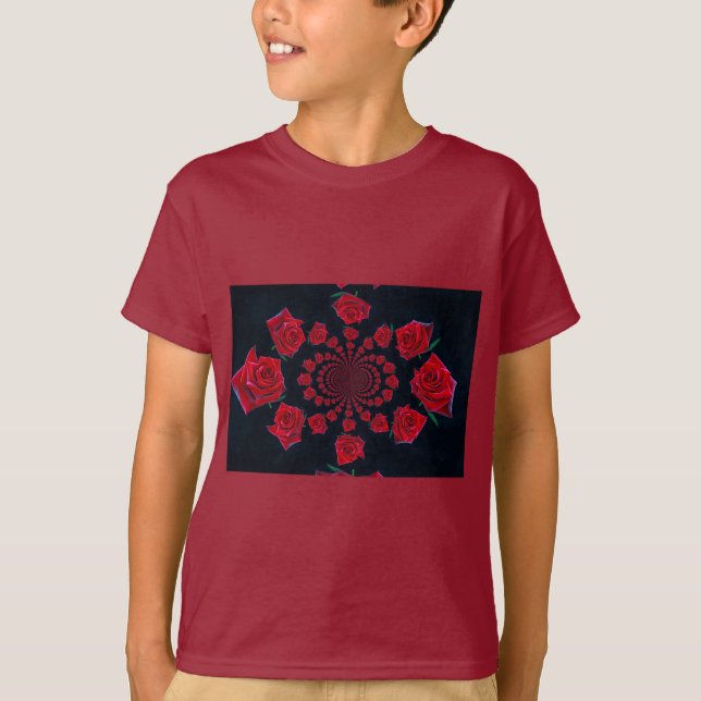 Camiseta La belleza de los Rosas: la fantasía floral (Anverso)