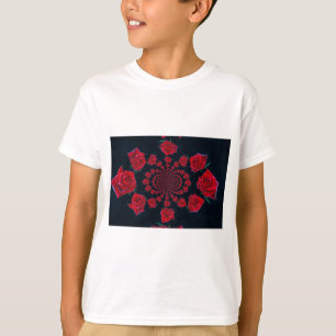 Camiseta La belleza de los Rosas: la fantasía floral