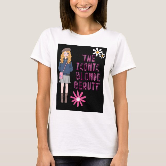 CAMISETA LA BELLEZA DEL BLONDE DE ICONEC (Anverso)