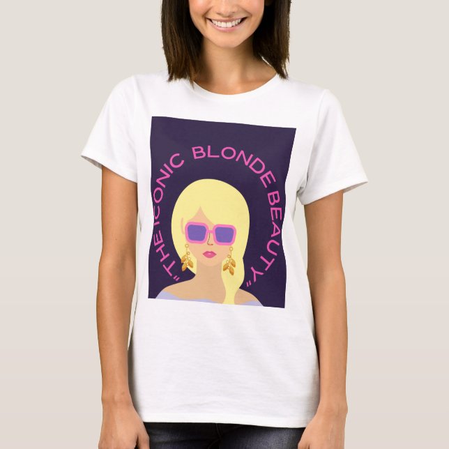 CAMISETA LA BELLEZA DEL BLONDE DE ICONEC (Anverso)
