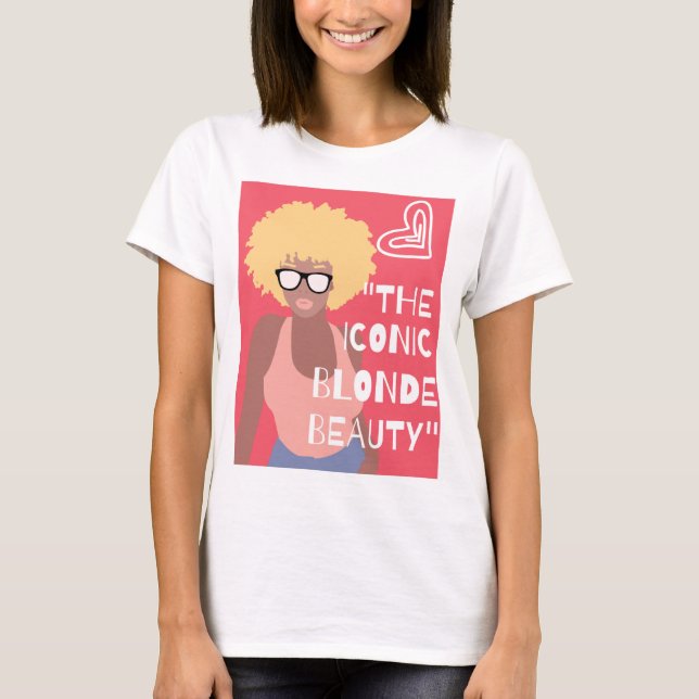 CAMISETA LA BELLEZA DEL BLONDE DE ICONEC (Anverso)