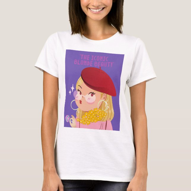 CAMISETA LA BELLEZA DEL BLONDE DE ICONEC (Anverso)