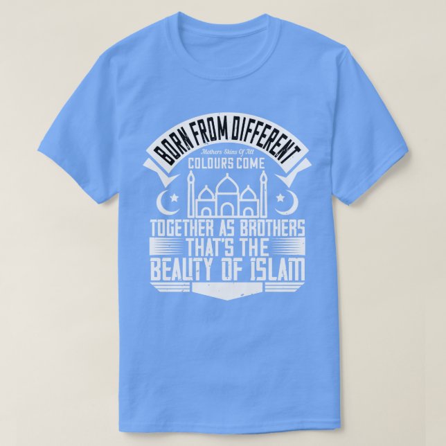 Camiseta La belleza del don de los dichos islámicos (Diseño del anverso)