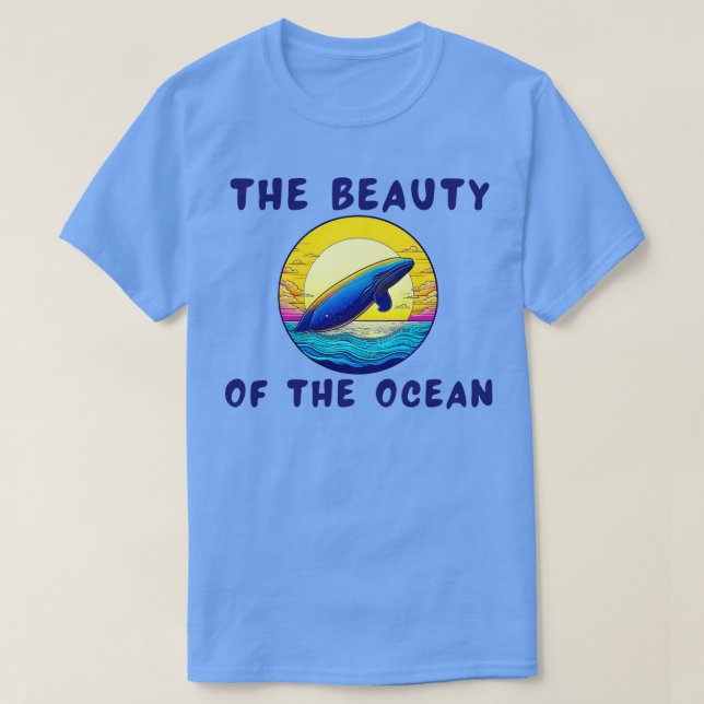 Camiseta La belleza del océano (Diseño del anverso)