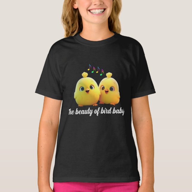 Camiseta La belleza del pájaro bebé (Anverso)
