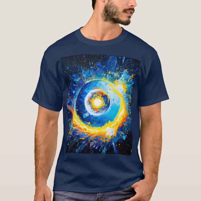 Camiseta la belleza del universo (Anverso)