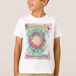 Camiseta La belleza en la vida sonó arcoiris