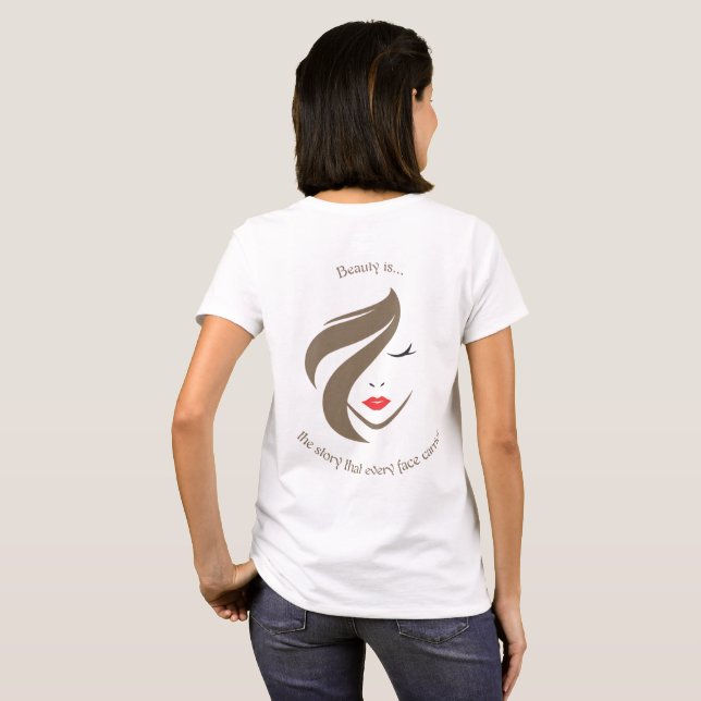 Camiseta La belleza es.... (Reverso completo)