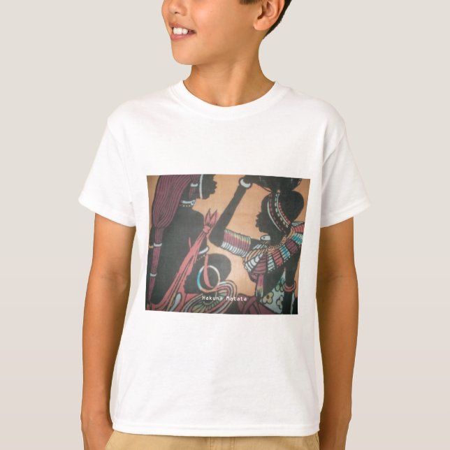 Camiseta La belleza eterna de la tradición masái (Anverso)