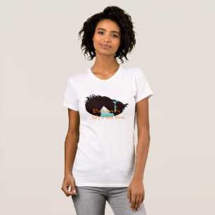 Camiseta La belleza negra es un caballo oscuro