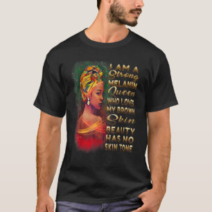 Camiseta La Belleza No Tiene Tono De Piel Melanina Africana