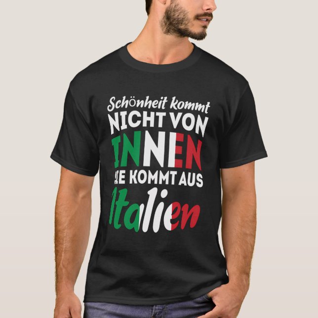 Camiseta La Belleza No Viene De Dentro, Viene De Ella (Anverso)