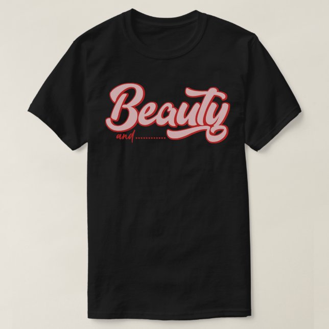 Camiseta La belleza y la barba (Diseño del anverso)