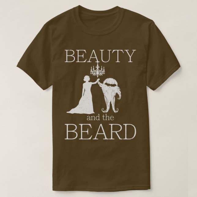 Camiseta La belleza y la barba 1 (Diseño del anverso)