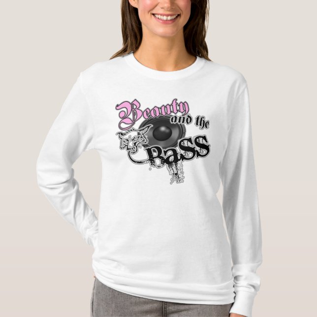 Camiseta La belleza y techno del trance BAJO el electro (Anverso)