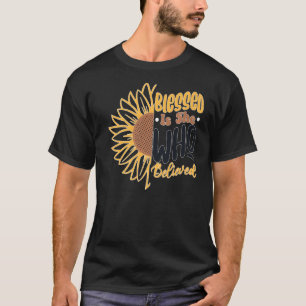 Camiseta La Bendición Retro Es La Que Creyó El Boho Religio