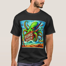 CAMISETA "LA BESTIA DE LAS OLAS EN PISMO BEACH".