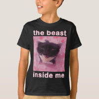 La bestia dentro de mí gracioso gato meme sarcásti