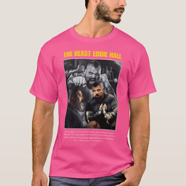 Camiseta La bestia Eddie Hall (Anverso)